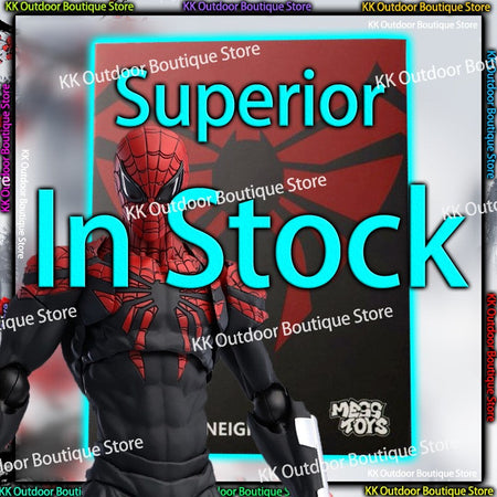 In Stock Mess Toys Superior Spider Man  Ultimate Neighbor Peter Parker Messtoys Spiderman Anime Action Figure Model Gifts Toys