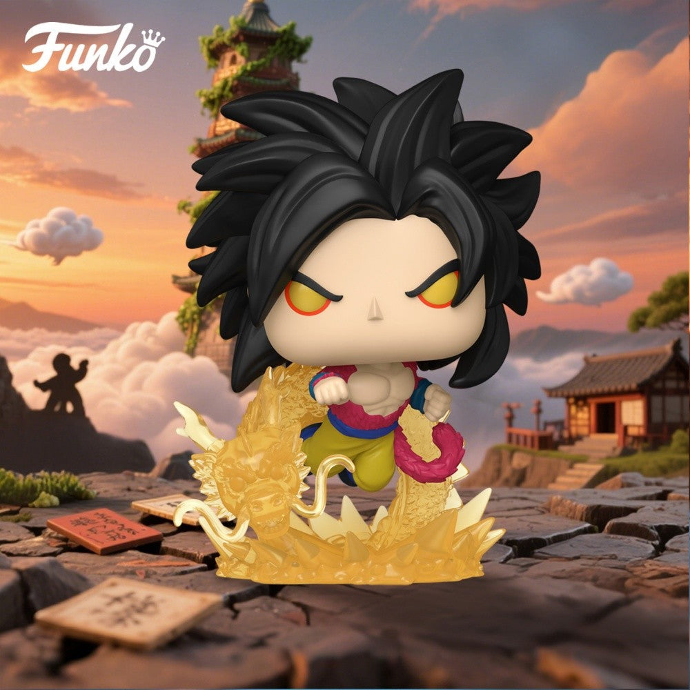 Super Saiyan 4 Series Goku Anime Figure Goku Vegeta Gogeta Android 17 Model Doll Funko Pop Limited Edition Original Toy Gifts