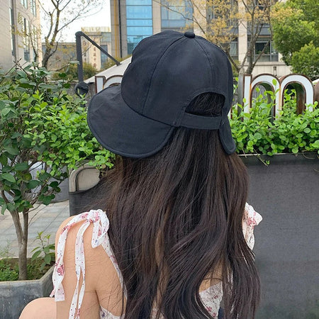 Women Summer Sun Hat Soft Cotton Solid Color Bucket Hats For Girl Lady Outdoor Beach Adjustable Sunshade Fisherman Cap