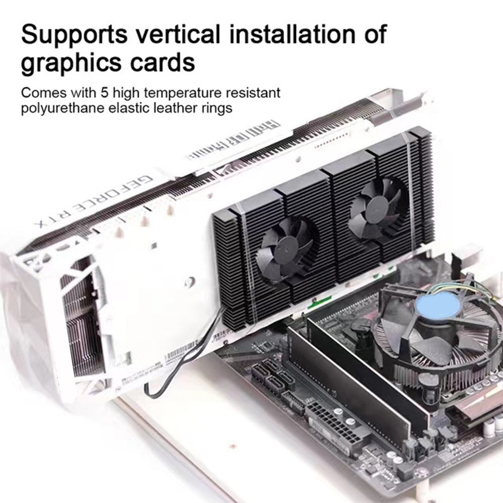 Aluminum GPU Backplane Radiator For RTX 3090 3080 3070 Series Graphics Card Backplate Memory VRAM Heatsink Cooling Fan PWM Cool