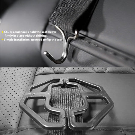 New Front Car Seat Cover PU Leather Cars Seat Cushion Automobiles Seat Protector Universal Car Chair Pad Mat Auto Accessories