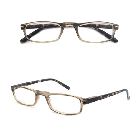 Women Men Reading Glasses Classic Small Rectangle Frame Spring Hinge Ulrta Comtable Wear Readers Eyeglass with Diopters