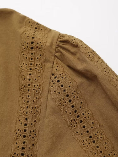 Embroidery Blouses For Lady Y2K Tops Harajuku Fashion Vintage Blouse Elegant Women's Luxury Blouses Long Sleeve Shirt