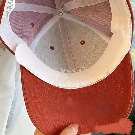 10/100pcs Hat Sweat Absorber Stickers Women Men Cotton Anti-dirt Sports Belt Cap Rim Invisible White Tape Hat Reducer Liner Pad