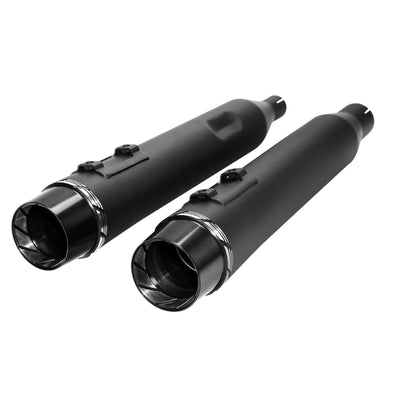 Motorcycle Slip On Mufflers Exhaust Pipes For Harley Street Glide Road King Electra Glide Ultra Limited FLTRX 2017-2022 2021 18