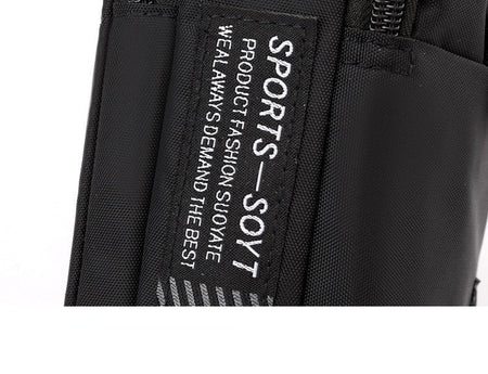 Fashion 3 Layers Men Small Shoulder Bag High Quality Durable Nylon Male Handbag Portable Messenger Bag Flap Mini Waist Bag