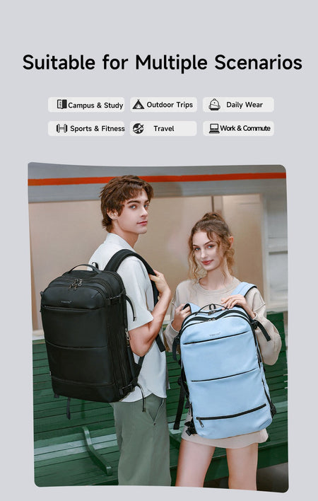 Tigernu Vacuum Backpacks Men Expandable Bags 17inch Laptop Backpack Bags Male Travel Backpacks Large Capacity Backpack Women Bag