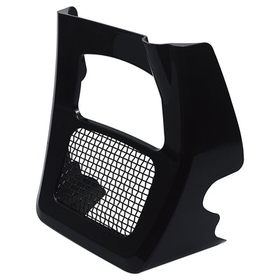 Motorcycle Fairing Front Spoilers Radiator Chin Cover For Harley Road King Electra Street Glide FLHR FLTRX 17-2025 Glossy Black