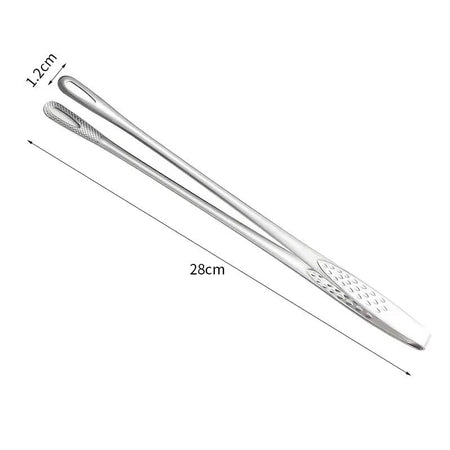 Stainless Steel Kitchen Tongs for Barbecue, Grill, Cooking, Salad, Meat, Buffet, and BBQ Tools – Versatile Food Tongs Clip