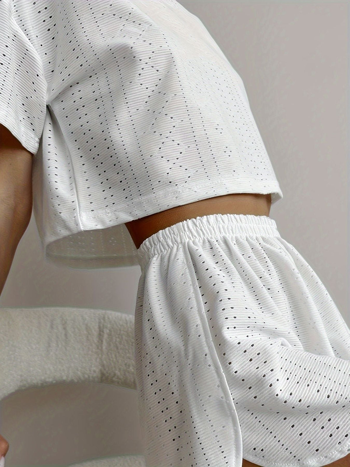 Solid Casual Pajamas For Women Two Pieces Sleepwear Women's Pajama Shorts Loungewear Sets Nightwear Female Home Suit Clothes