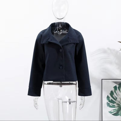 Fashion Loose Women's Trench Coat Stand Collar Batwing Sleeve Oversized Long Coats 2025 New Autumn Casual Street Chic Outwear