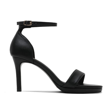 Summer Women's Sandals Solid Color Simple Fashion Buckle Comfortable Casual Sandals Shoes Sexy Elegant Banquet Party High Heels