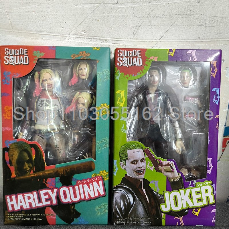 Harley Quinn Batman Action Figure Disney Mafex 015 Joker Heath Ledger The Dark Knight Collectible Toy Christmas Halloween Gift