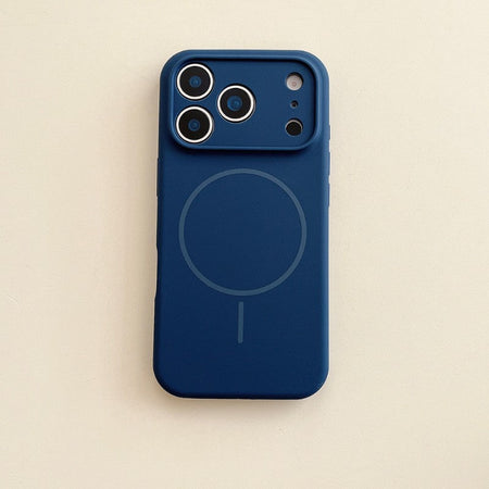 For Magsafe Magnetic Wireless Charging Solid Color Silicone Phone Case For iPhone 17 Pro Max/17/17 Pro Air Bumper Back Cover