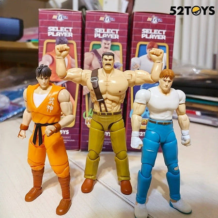 In Stock 52toys Capcom Final Fight 3.75-Inch Action Figure Cool Soldier Model Toy For Game Lovers Decoration Surprise Gifts