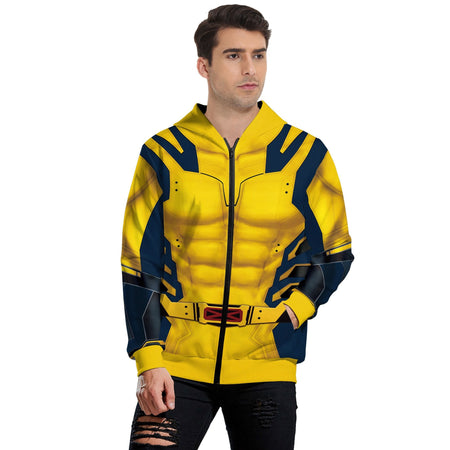 super-héros hommes film Deadpool Wolverine Cosplay Costumes Hallloween combinaison Performance fête Zentai body