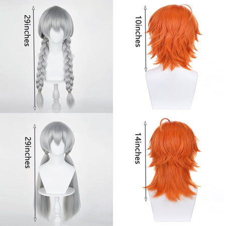 Zootopia 2: Judy And Nick Cosplay Synthetic Hair For Both Men And Women, Suitable For Daily Party Anime Role-Playing Wigs