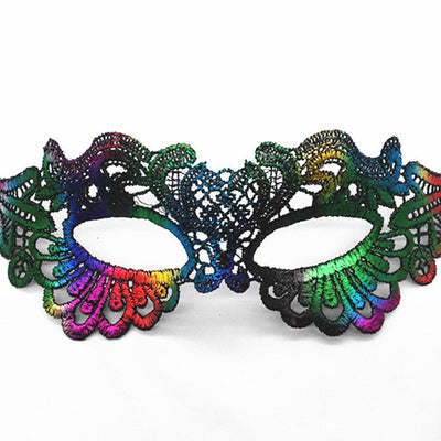 Women Sexy Hollow Lace Masquerade Gold Black Face Mask Princess Party Cosplay Prom Props Costume Nightclub Queen Eye Mask Exotic