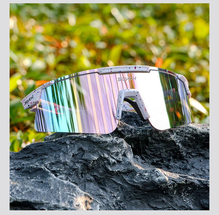 SCVCN New Men Bicycle Sunglasses Women Outdoor Cycling Glasses MTB Driving Bike Eyewear Sports Running Hiking UV400 Goggles