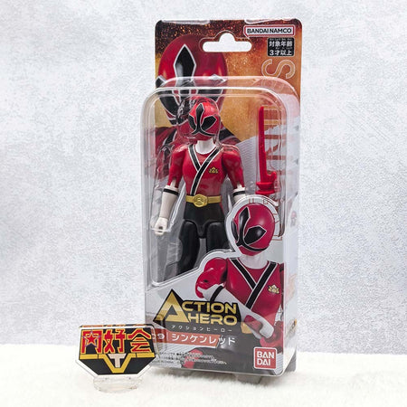 In Stock Original Bandai Action Hero Super Sentai Power Rangers Red Rangers Collection Collection Action Figures Model Toys Gift