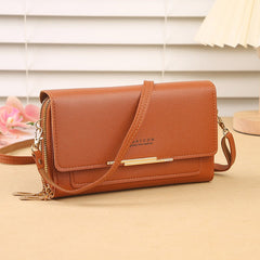 2024 New Women's Wallet Korean Multifunctional Shoulder Bag Mid-length Clutch Coin Purse